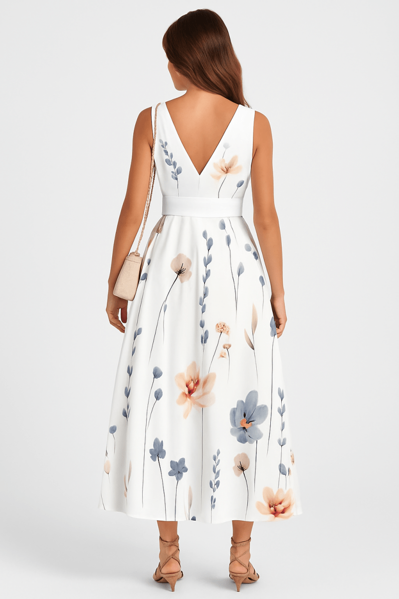 Sofia | Elegante Abito Floreale Donna per Cerimonia Estiva 1