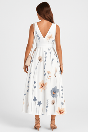 Sofia | Elegante Abito Floreale Donna per Cerimonia Estiva 1