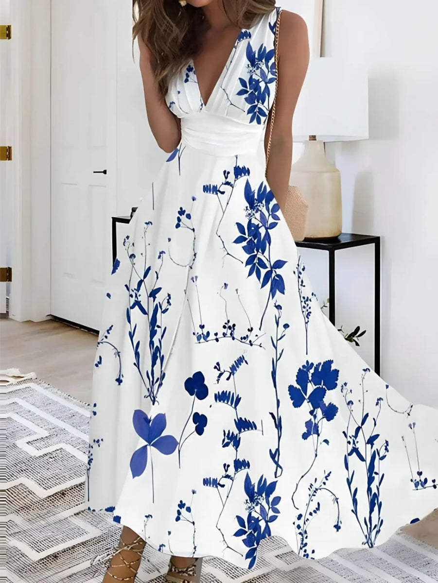 Sofia | Elegante Abito Floreale Donna per Cerimonia Estiva 3