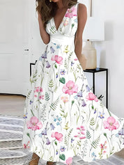 Sofia | Elegante Abito Floreale Donna per Cerimonia Estiva 4