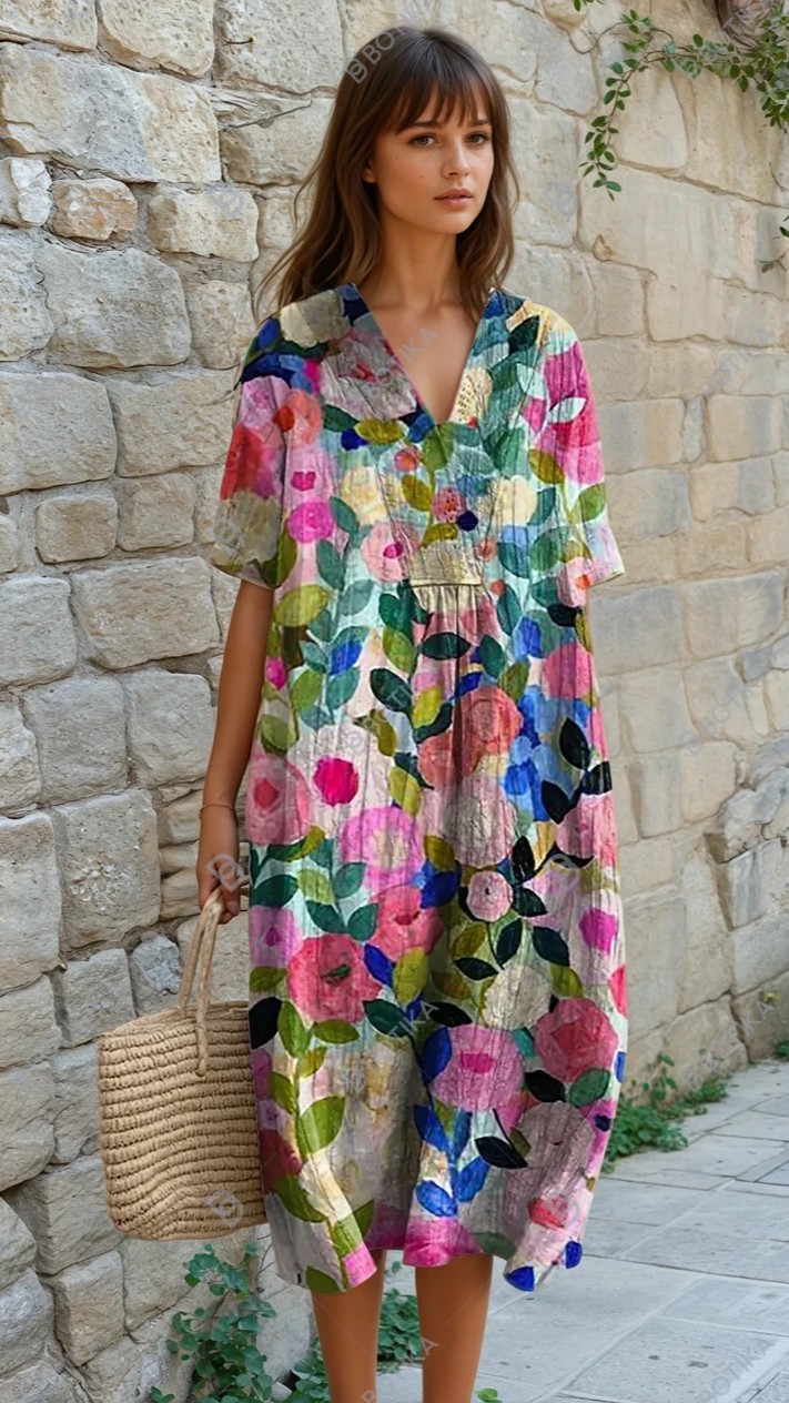Sofia | Elegante Abito Floreale Donna per Occasioni Speciali 6