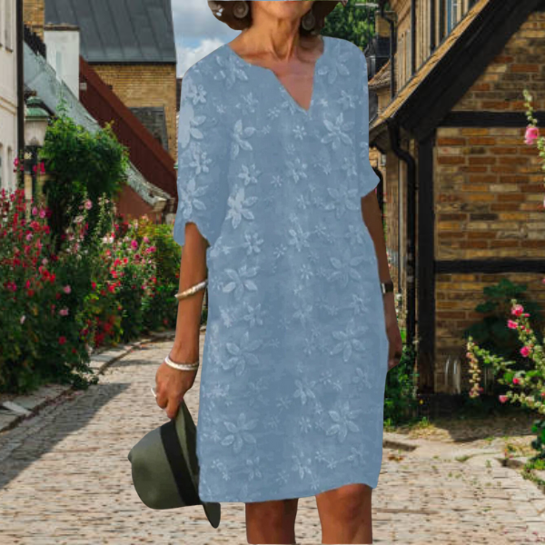 Sofia | Elegante Abito Floreale da Donna con Scollo a V 3