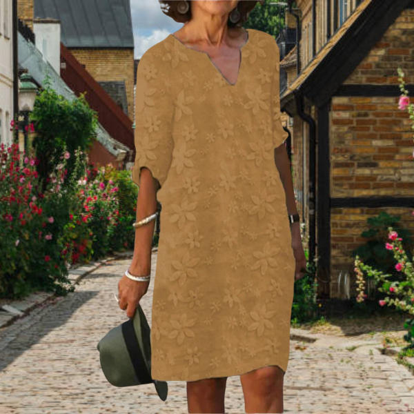 Sofia | Elegante Abito Floreale da Donna con Scollo a V 4