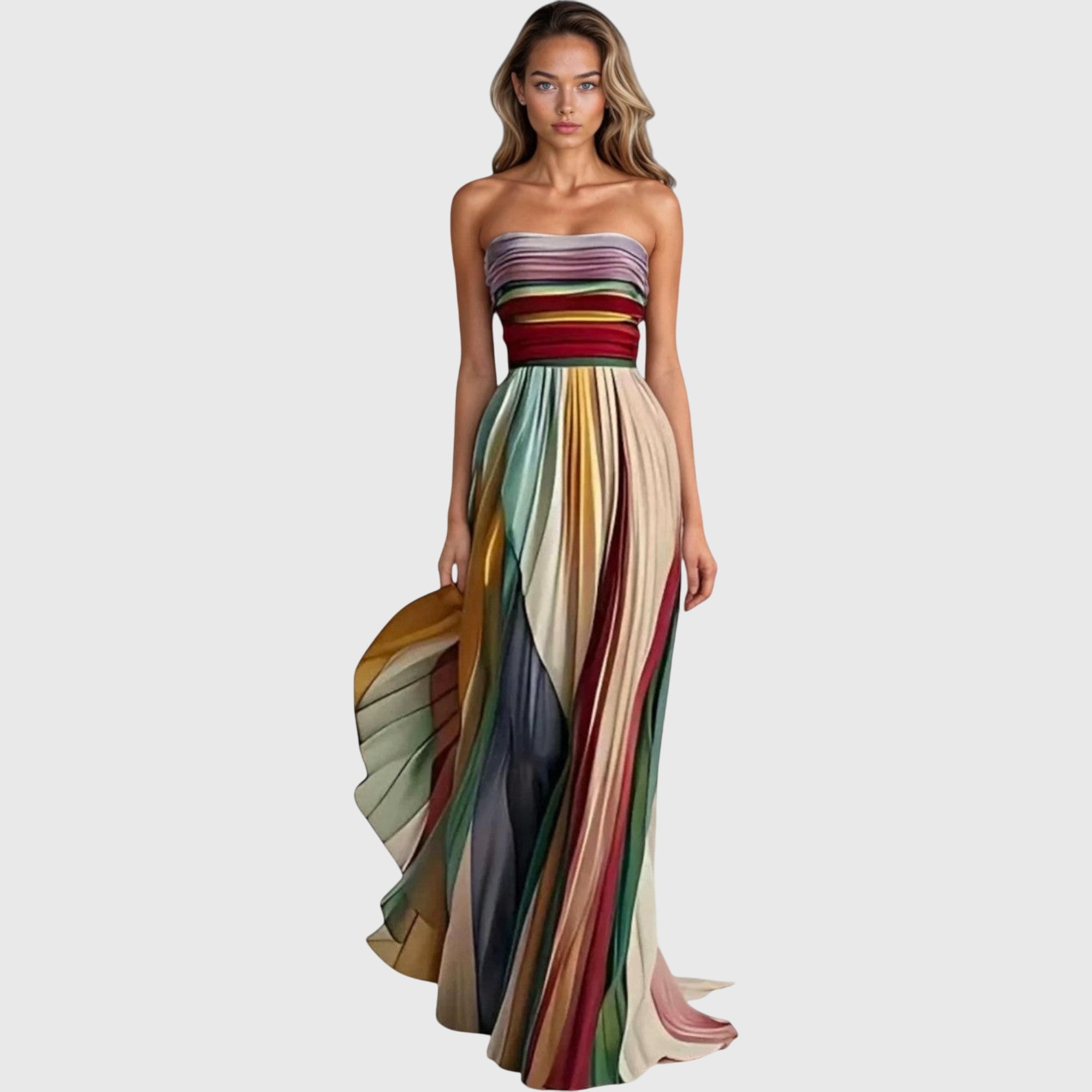 Sofia | Elegante Abito Lungo Cerimonia in Tessuto Premium 0