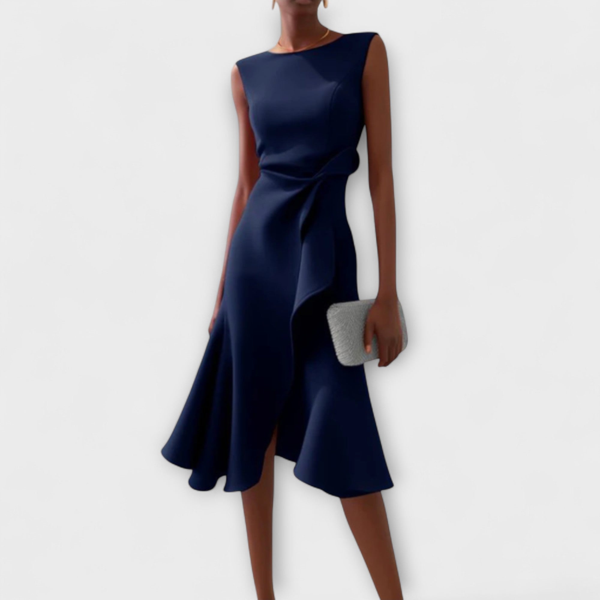 Sofia | Elegante Abito Midi Asimmetrico per Cerimonia 2