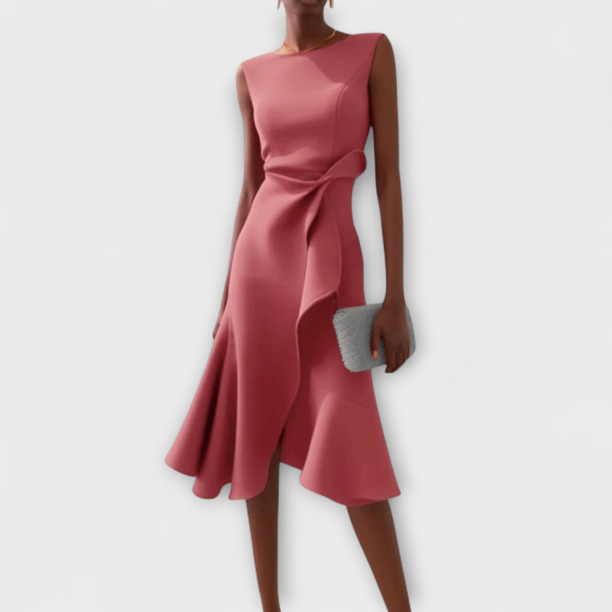Sofia | Elegante Abito Midi Asimmetrico per Cerimonia 3