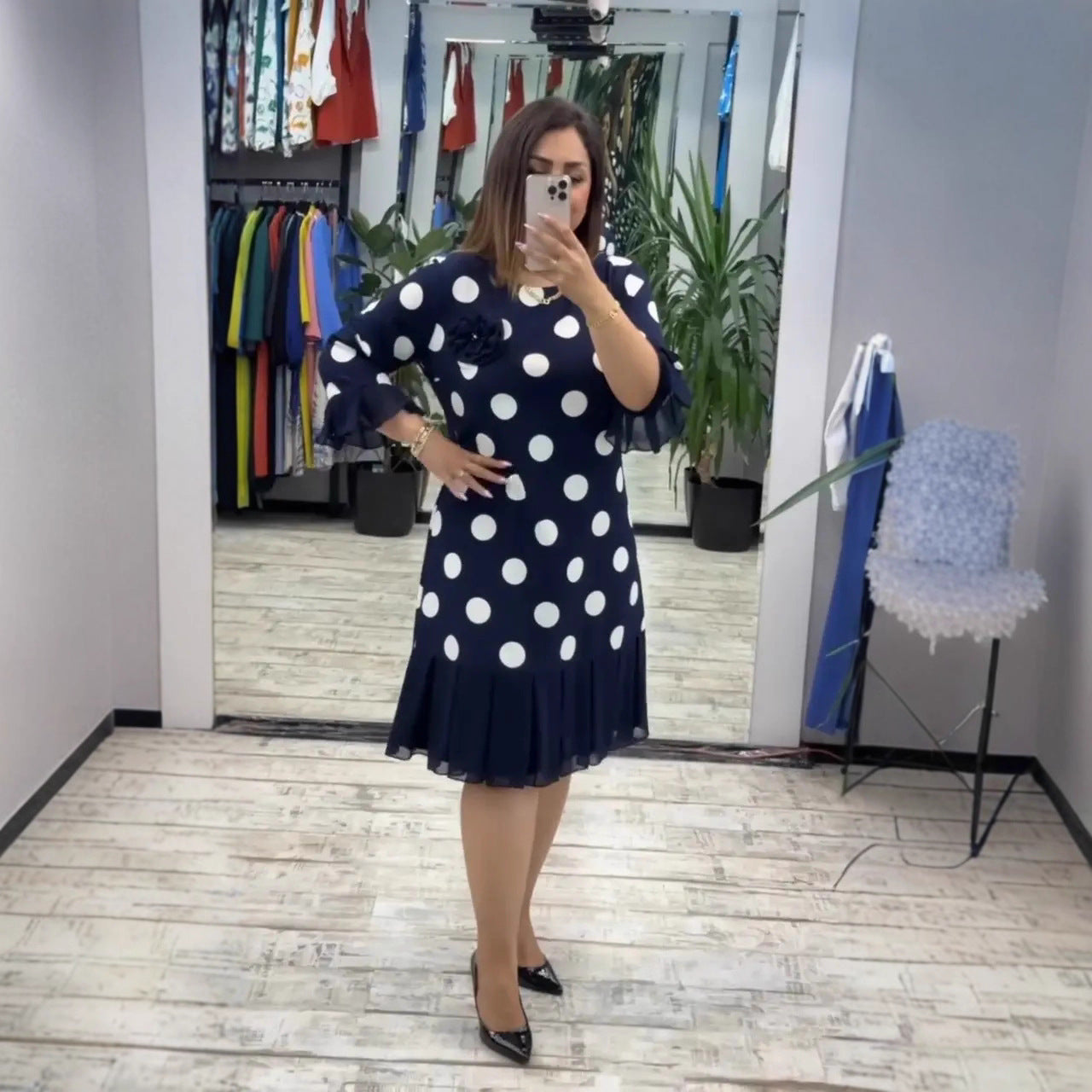 Sofia | Elegante Abito Midi Confortevole e Versatile 2
