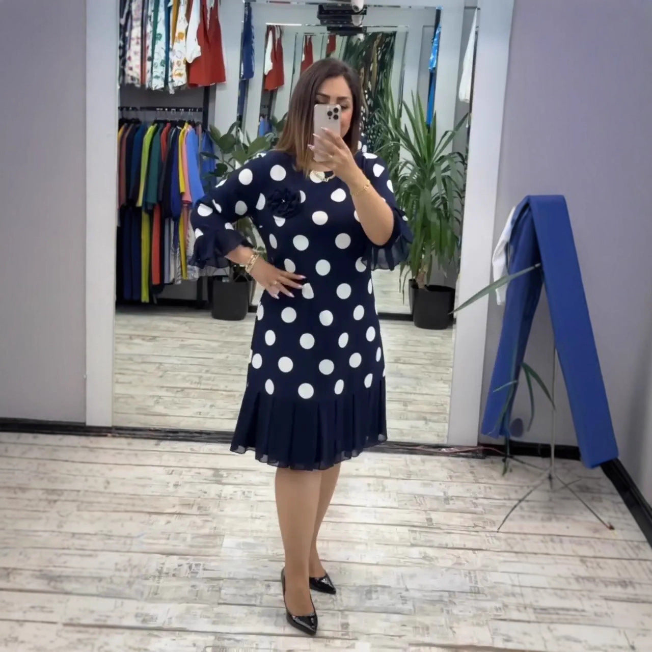 Sofia | Elegante Abito Midi Confortevole e Versatile 3