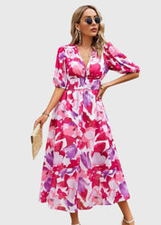 Sofia | Elegante Abito Midi Floreale per Cerimonia 10