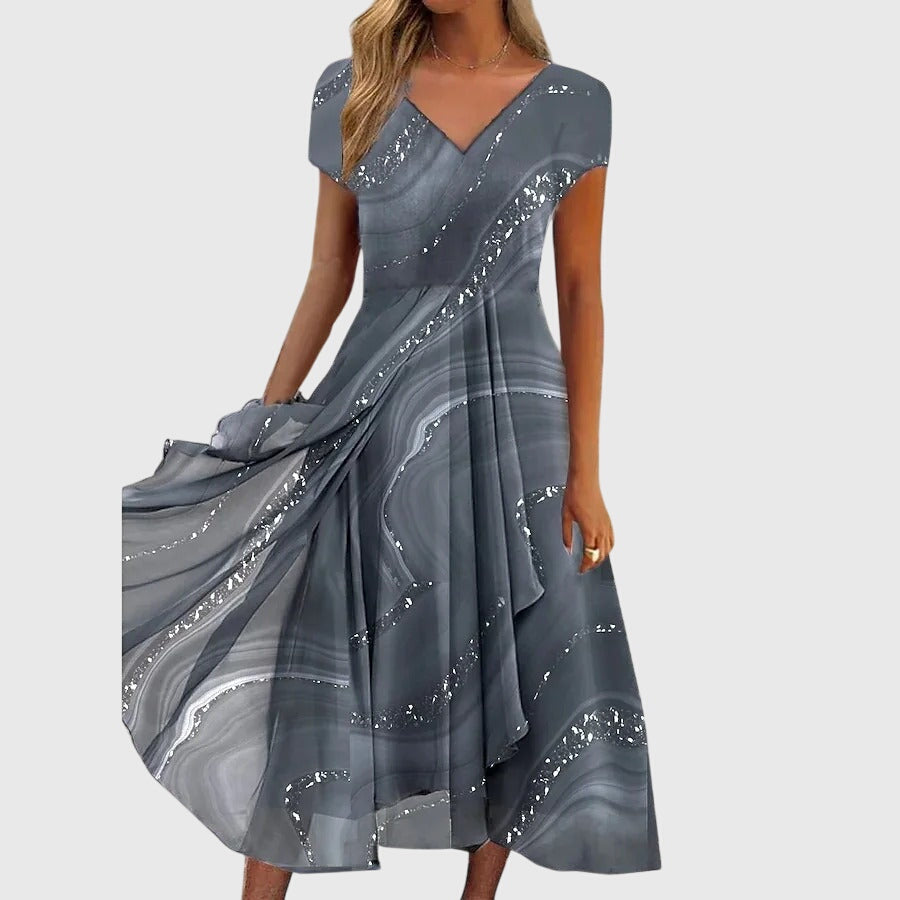 Sofia | Elegante Abito Midi Fluido per Ogni Occasione 1