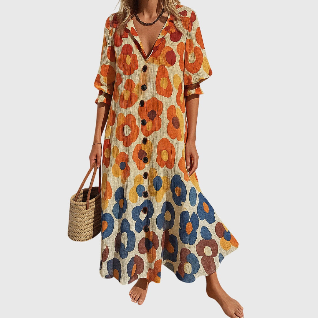 Sofia | Elegante Abito Snellente Boho per Cerimonia Donna 1