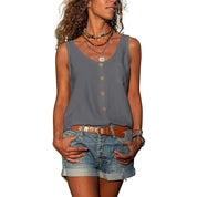 Sofia | Elegante Canottiera Bianca Donna Slim Fit 0