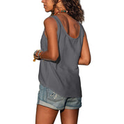Sofia | Elegante Canottiera Bianca Donna Slim Fit 1