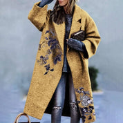Sofia | Elegante Cappotto Lungo Nero Donna Oversize 11
