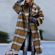 Sofia | Elegante Cappotto Lungo Nero Donna Oversize 21