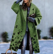 Sofia | Elegante Cappotto Lungo Nero Donna Oversize 28