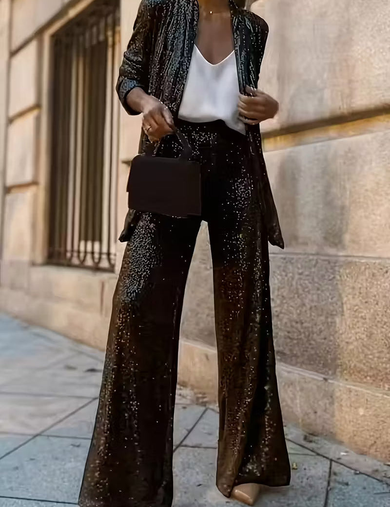 Sofia | Elegante Completo Paillettes per Cerimonia e Occasioni Speciali 1