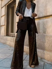 Sofia | Elegante Completo Paillettes per Cerimonia e Occasioni Speciali 1