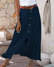 Sofia | Elegante Gonna Estiva Lunga in Tessuto Leggero 3