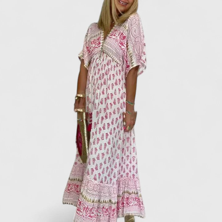 Sofia | Elegante Maxi Abito Lungo Estivo Bohemien 0