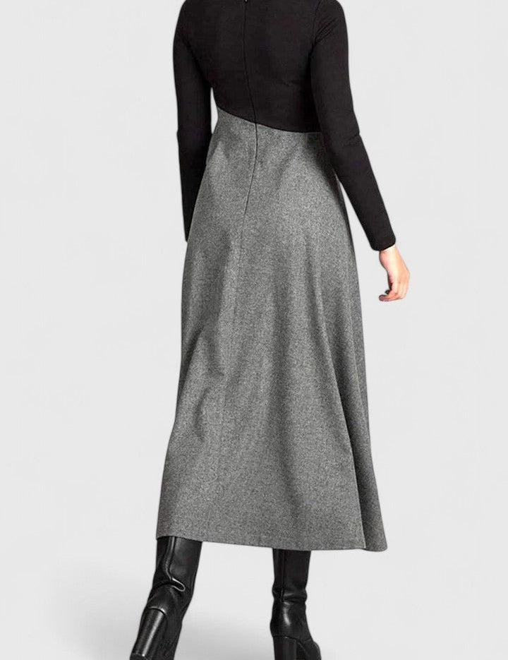 Sofia | Elegante Maxi Abito Lungo con Maniche Lunghe 1