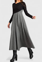Sofia | Elegante Maxi Abito Lungo con Maniche Lunghe 2
