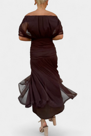 Sofia | Elegante Maxi Abito Scollo a V Con Maniche Fluide 3