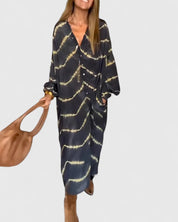 Sofia | Elegante Maxi Abito a Righe Boho per Donna 1
