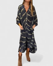 Sofia | Elegante Maxi Abito a Righe Boho per Donna 2