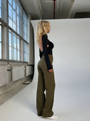 Sofia | Eleganti Pantaloni a Vita Alta con Gamba Dritta per Donna 2