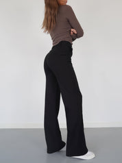Sofia | Eleganti Pantaloni a Vita Alta con Gamba Dritta per Donna 6