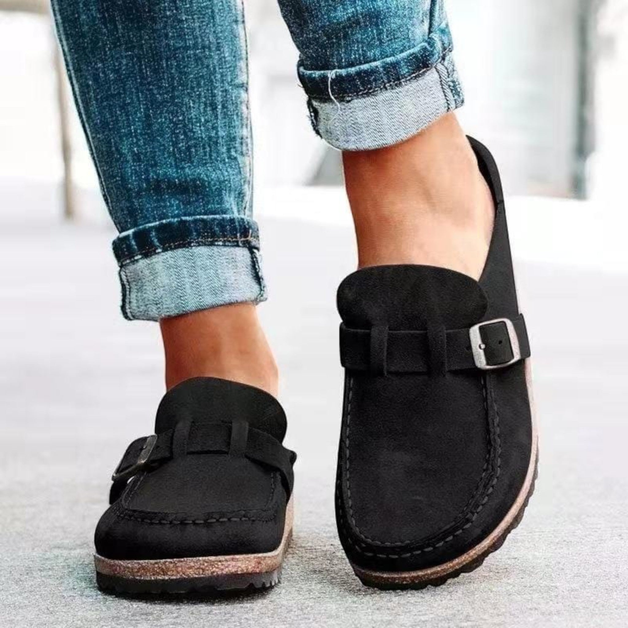 Sofia | Eleganti Sandali Donna Comodi Retrò in Suede 0