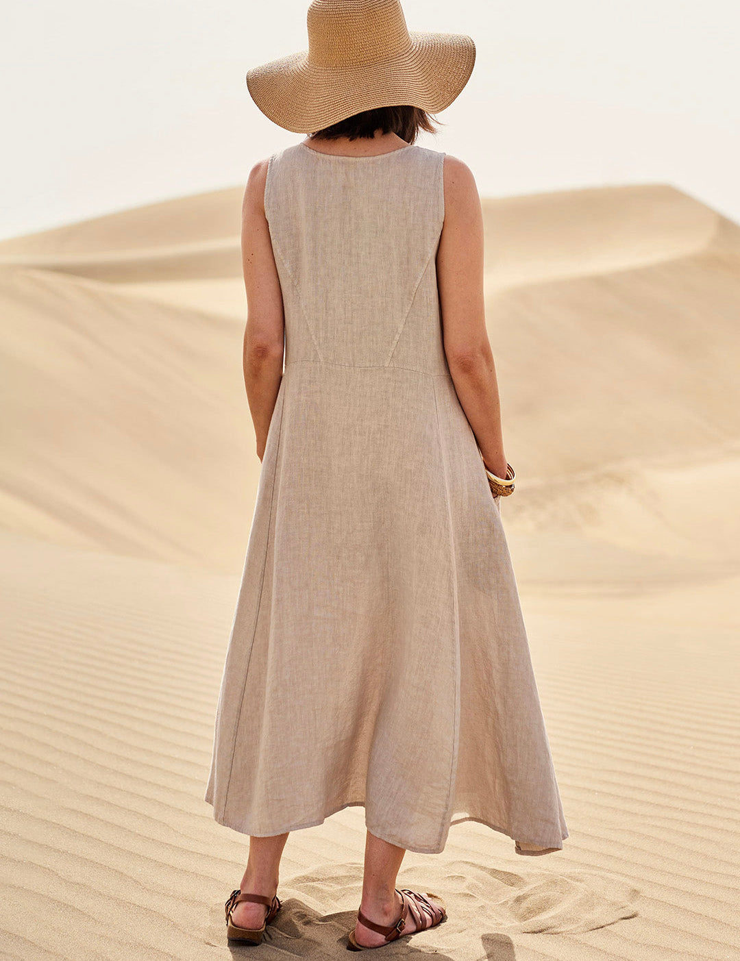 Sophia | Comodo Abito in Cotone con Tasche 1