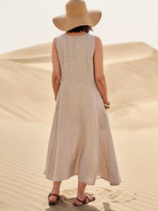 Sophia | Comodo Abito in Cotone con Tasche 1