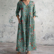 Sophia | Elegante Abito Estivo Floreale Lungo per Donna 1