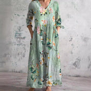 Sophia | Elegante Abito Estivo Floreale Lungo per Donna 5