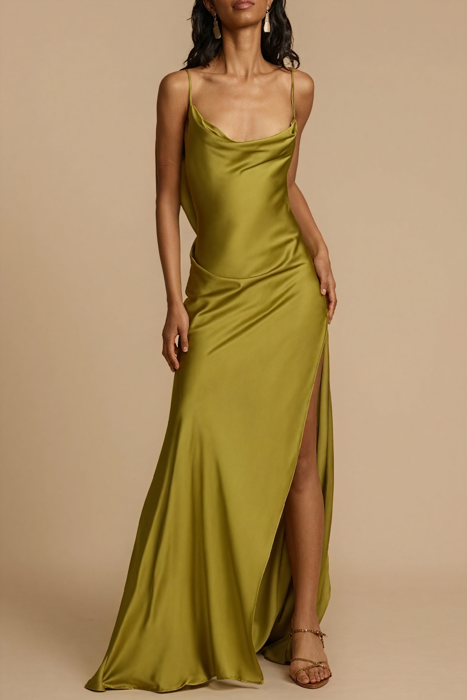 Sophia | Elegante Abito Lungo Cerimonia con Spacco 0