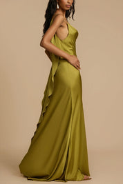 Sophia | Elegante Abito Lungo Cerimonia con Spacco 2
