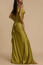 Sophia | Elegante Abito Lungo Cerimonia con Spacco 5
