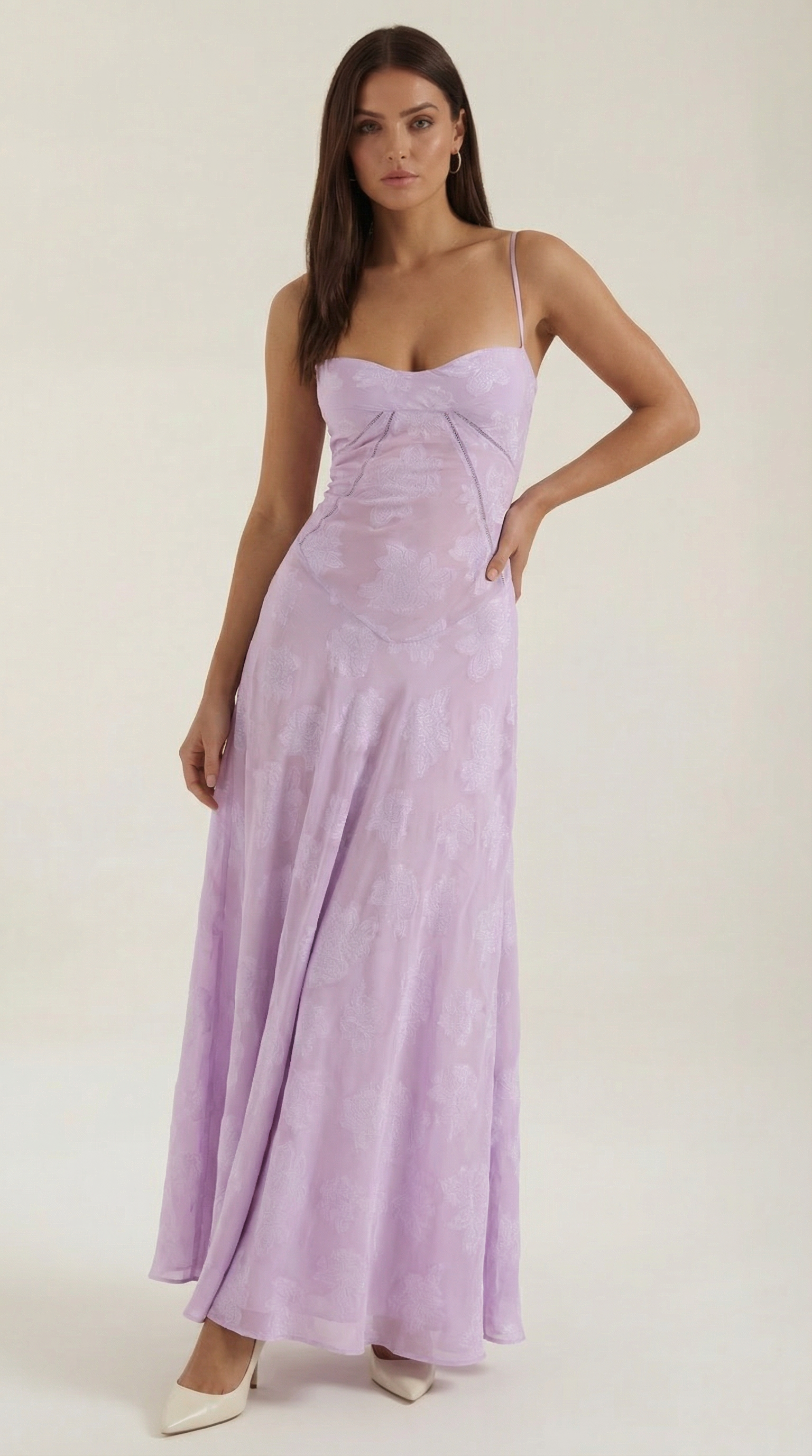 Sophia | Elegante Abito Lungo in Pizzo 10