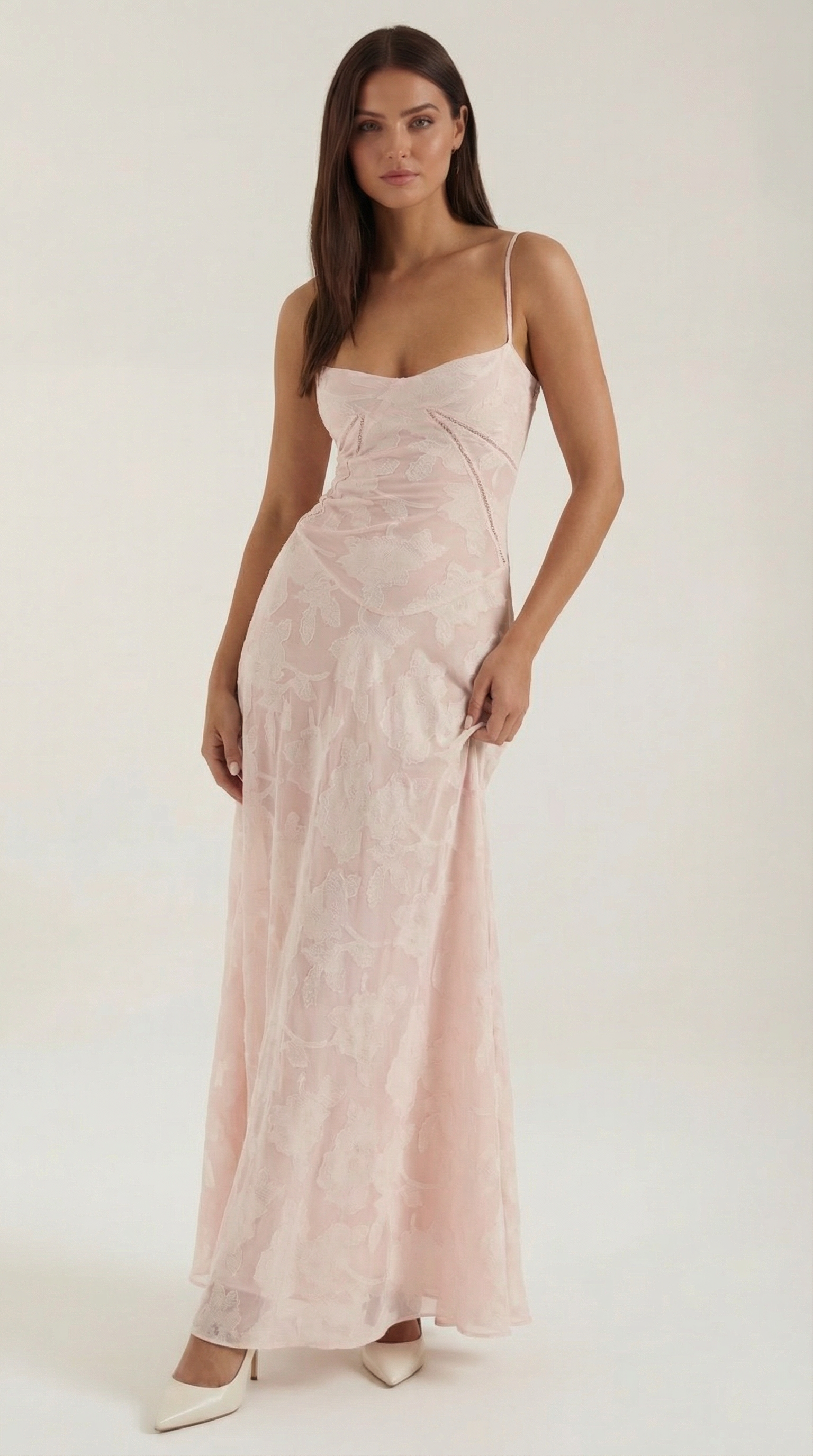 Sophia | Elegante Abito Lungo in Pizzo 5