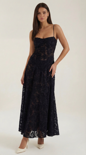 Sophia | Elegante Abito Lungo in Pizzo 9