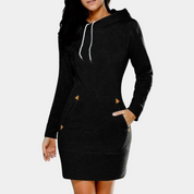 Sophia | Elegante Abito Moderno con Cappuccio 4