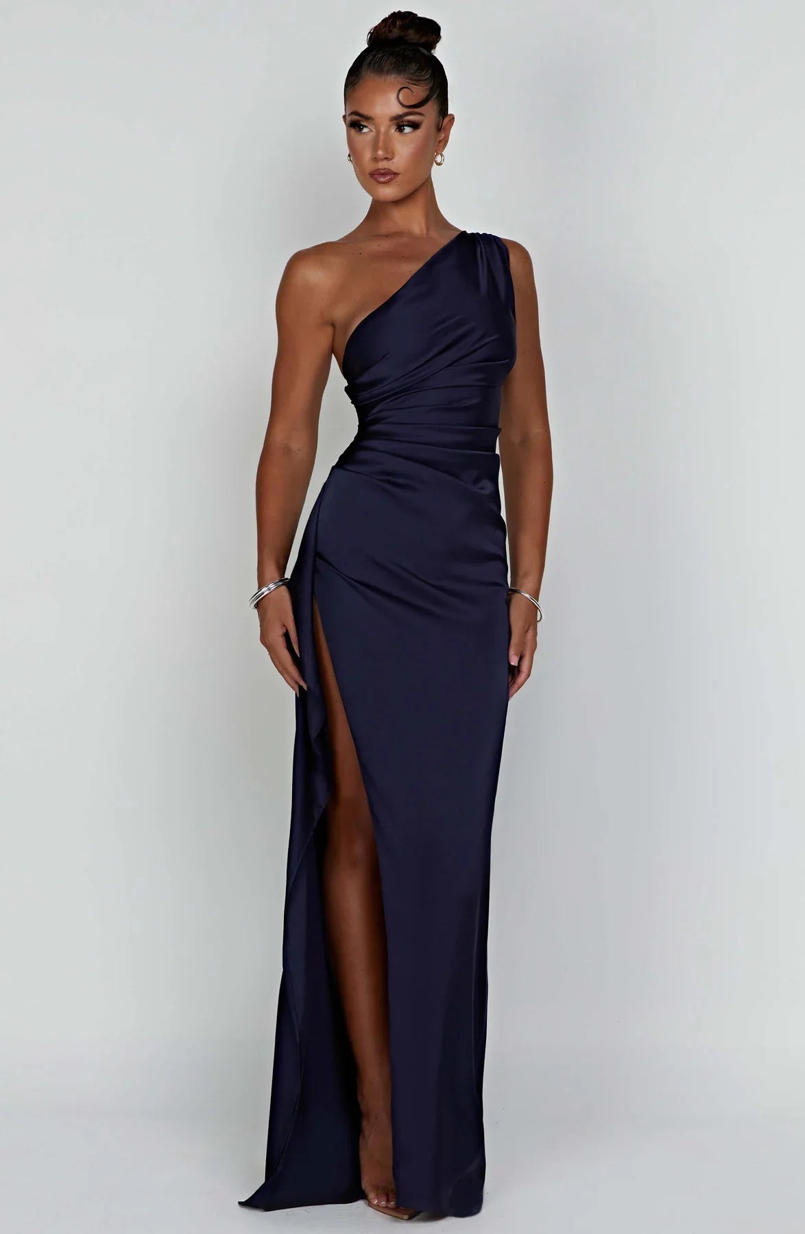 Sophia | Elegante Abito Plissettato con Spacco 11