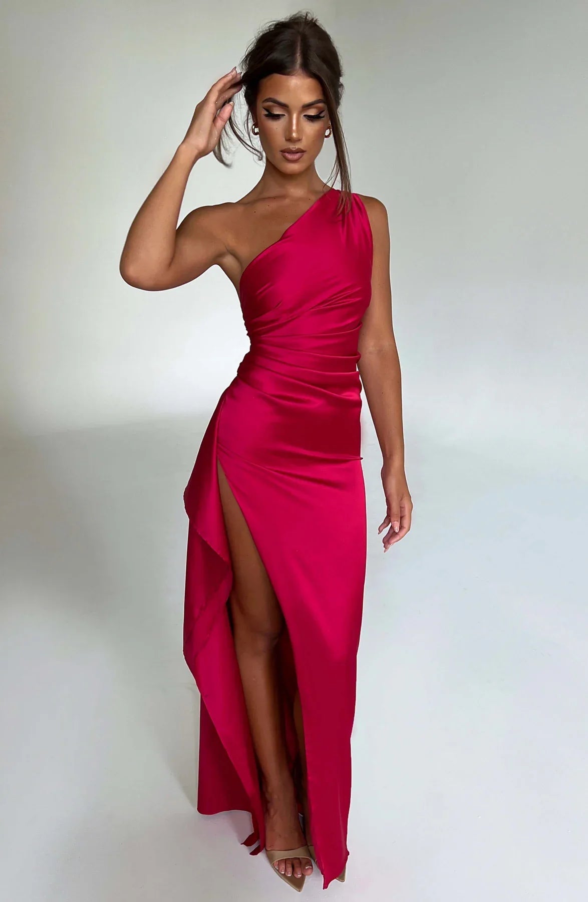 Sophia | Elegante Abito Plissettato con Spacco 2