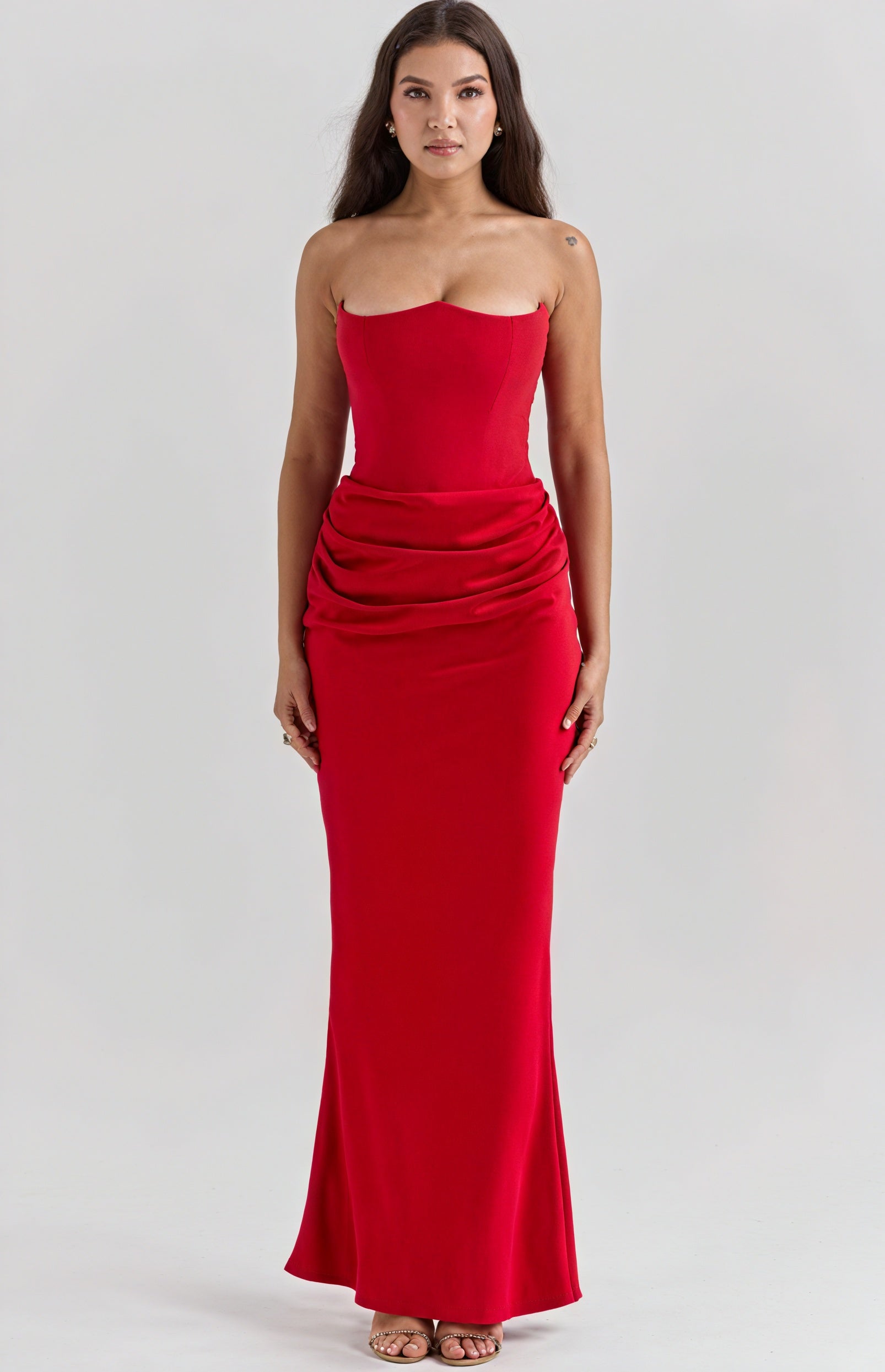 Sophia | Elegante Abito Strapless per Cerimonia e Occasioni Speciali 2