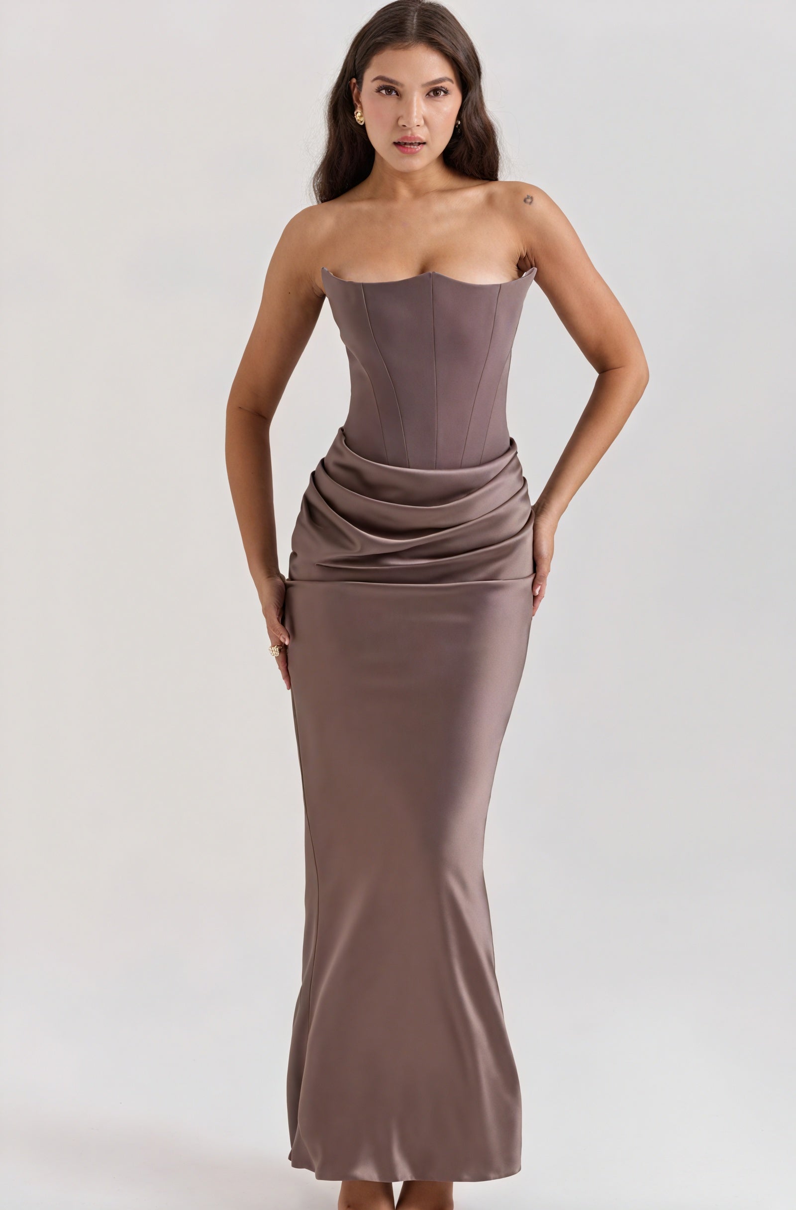 Sophia | Elegante Abito Strapless per Cerimonia e Occasioni Speciali 4