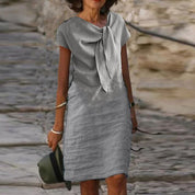 Sophia | Elegante Abito in Lino Verde 2
