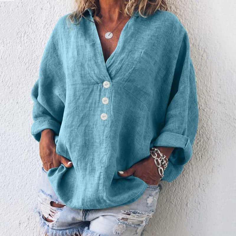 Sophia | Elegante Camicetta Abbottonata Donna Casual 1