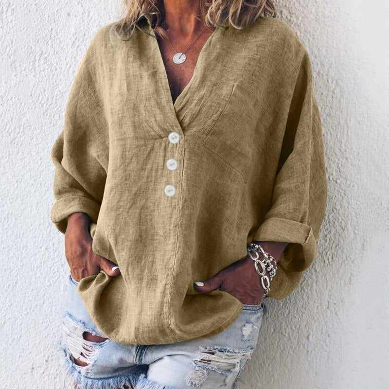 Sophia | Elegante Camicetta Abbottonata Donna Casual 2